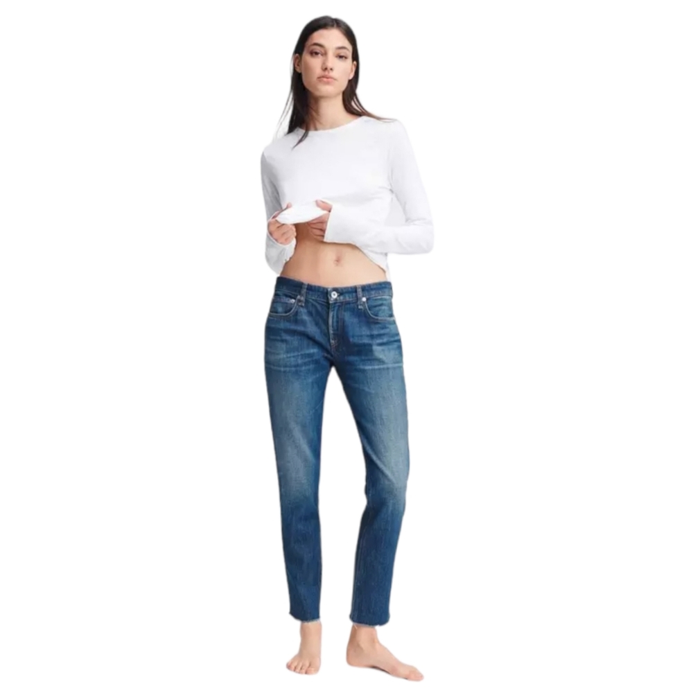 NWT Rag and Bone Dre Low Rise Slim Boyfriend Jeans Size 28
